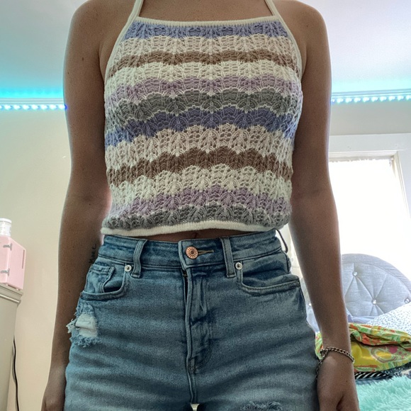 American Eagle crotchet top! - Picture 1 of 5